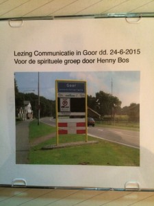 lezing communicatie Goor